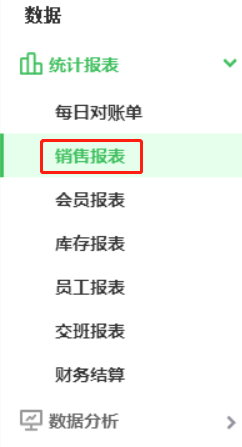 銷售報表
