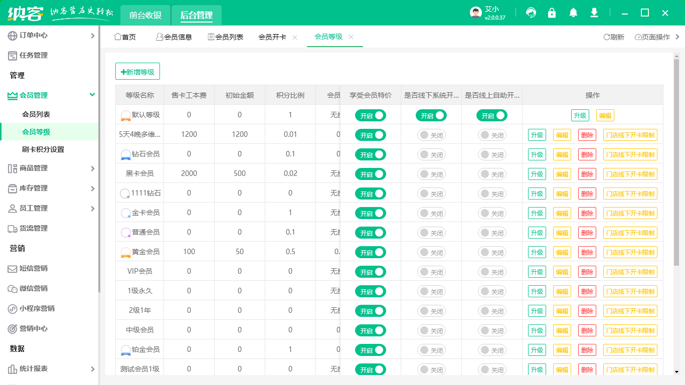 納客會員管理系統(tǒng)
